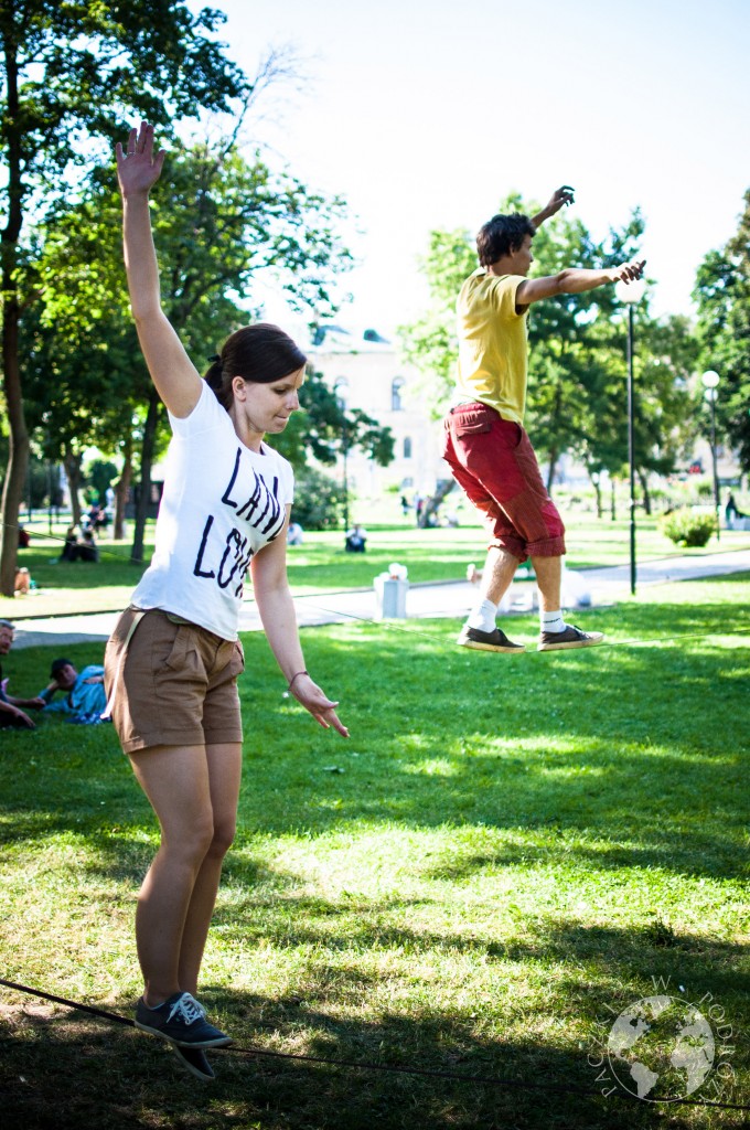 Slackline w Moskwie