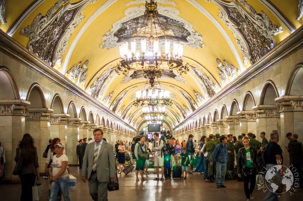 Stacja najgłębszego metra na świecie, Moskwa, Rosja