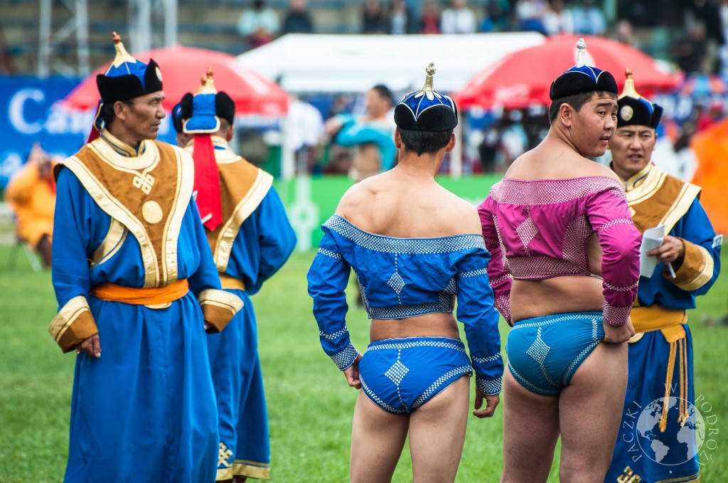 Festiwal Naadam w Ułan Bator, Mongolia - zapasy