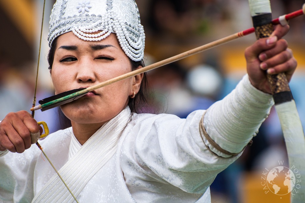 Festiwal Naadam w Ułan Bator, Mongolia - łucznictwo