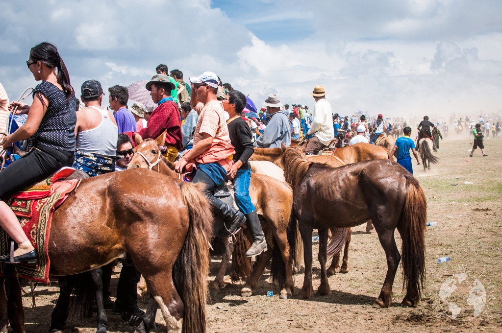 Festiwal Naadam w Ułan Bator, Mongolia - wyścigi konne