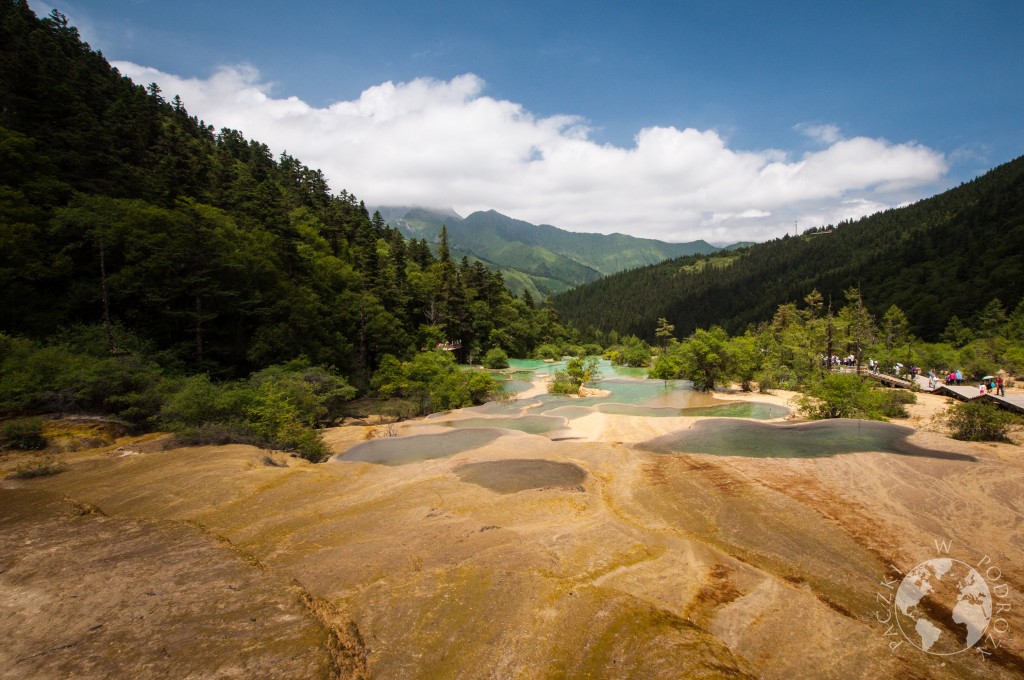 Tarasy wapienne, Park Narodowy Huanglong, Chiny