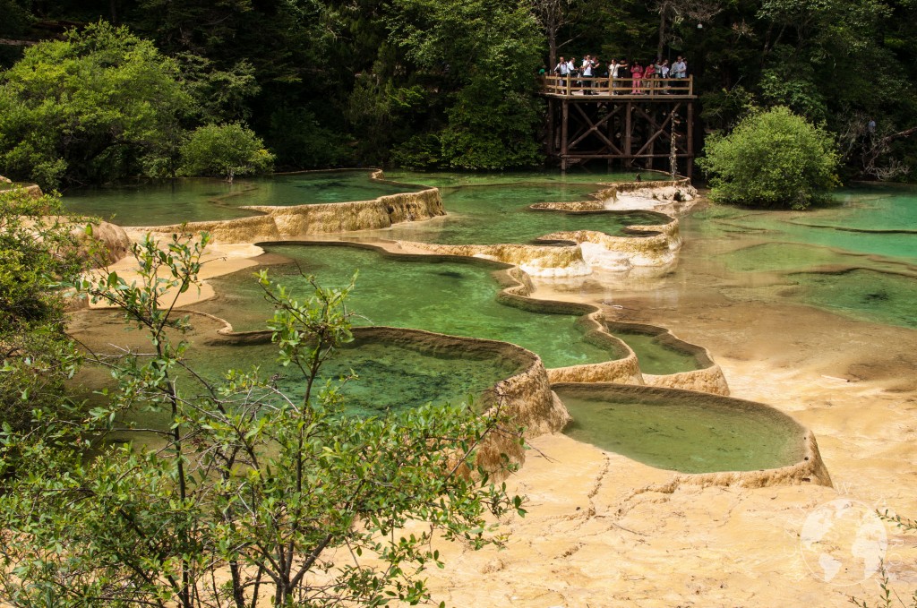 Tarasy wapienne, Park Narodowy Huanglong, Chiny