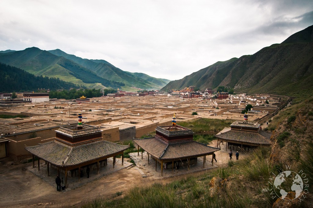 Buddyjski klasztor w Xiahe, Chiny